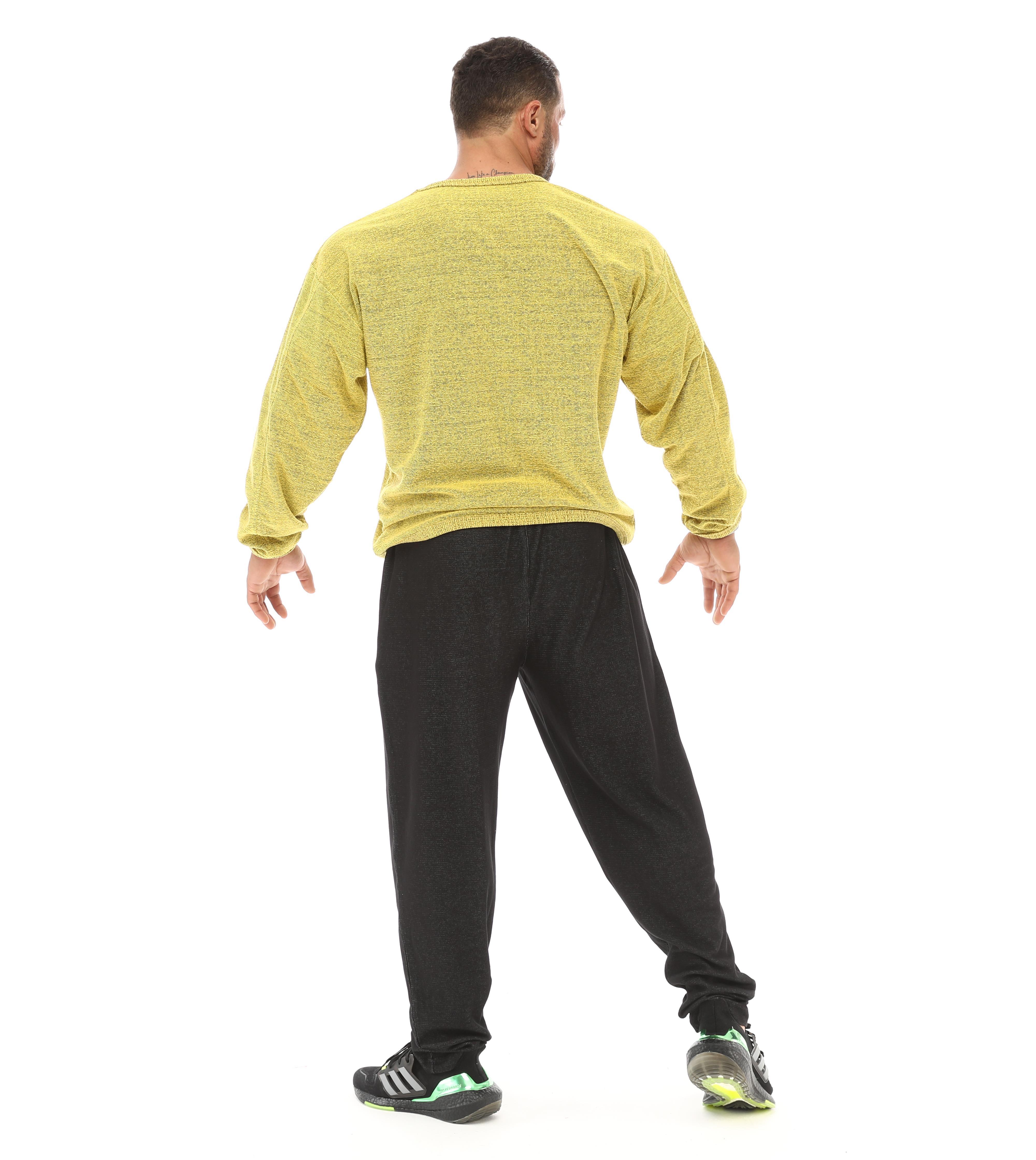 Sarı Havlu Kışlık Sweater Big Sam 4693