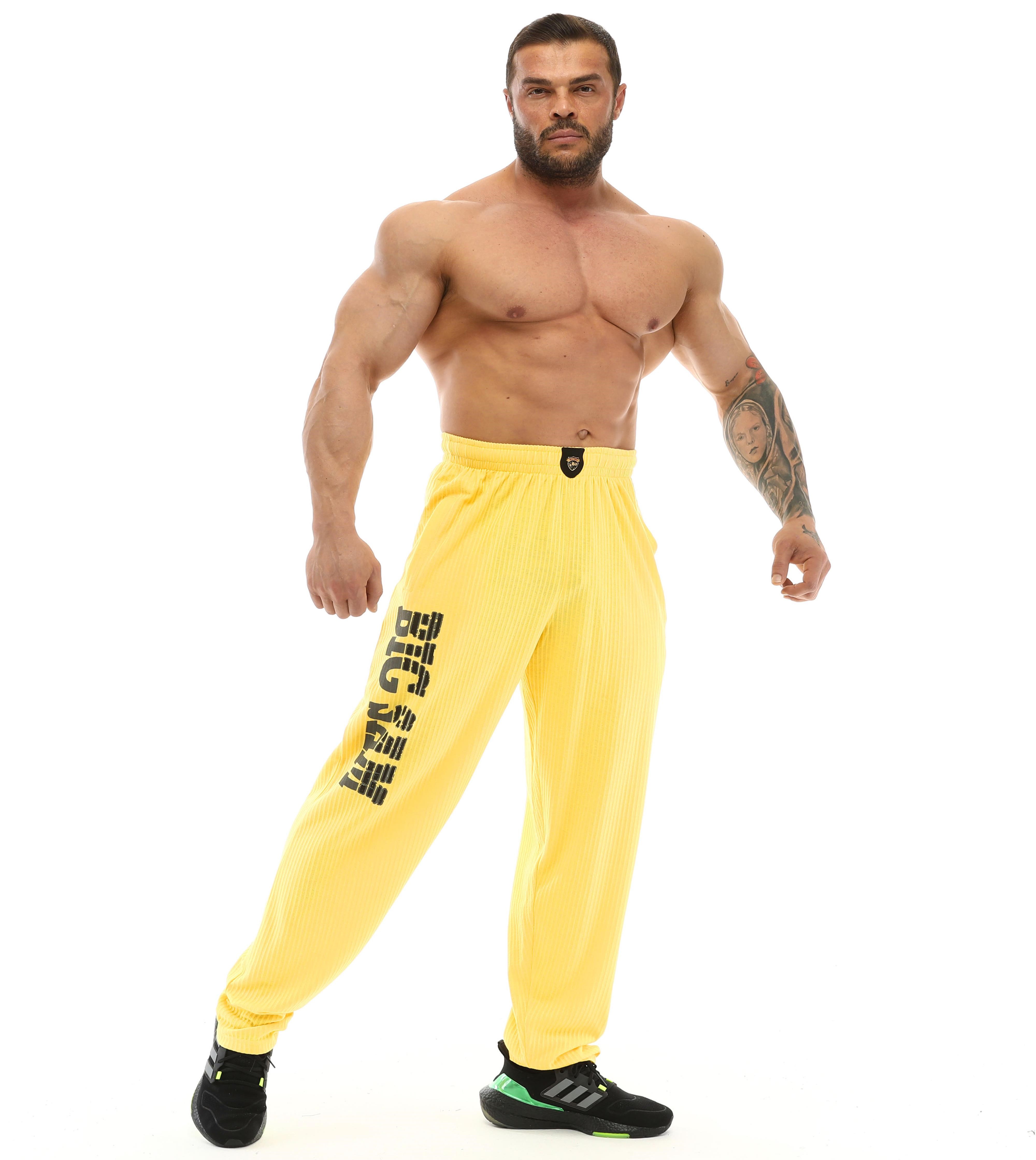 Sarı Rahat Kesim  Body Pantolon Big Sam 1064