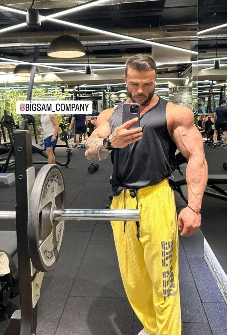 Sarı Rahat Kesim  Body Pantolon Big Sam 1064
