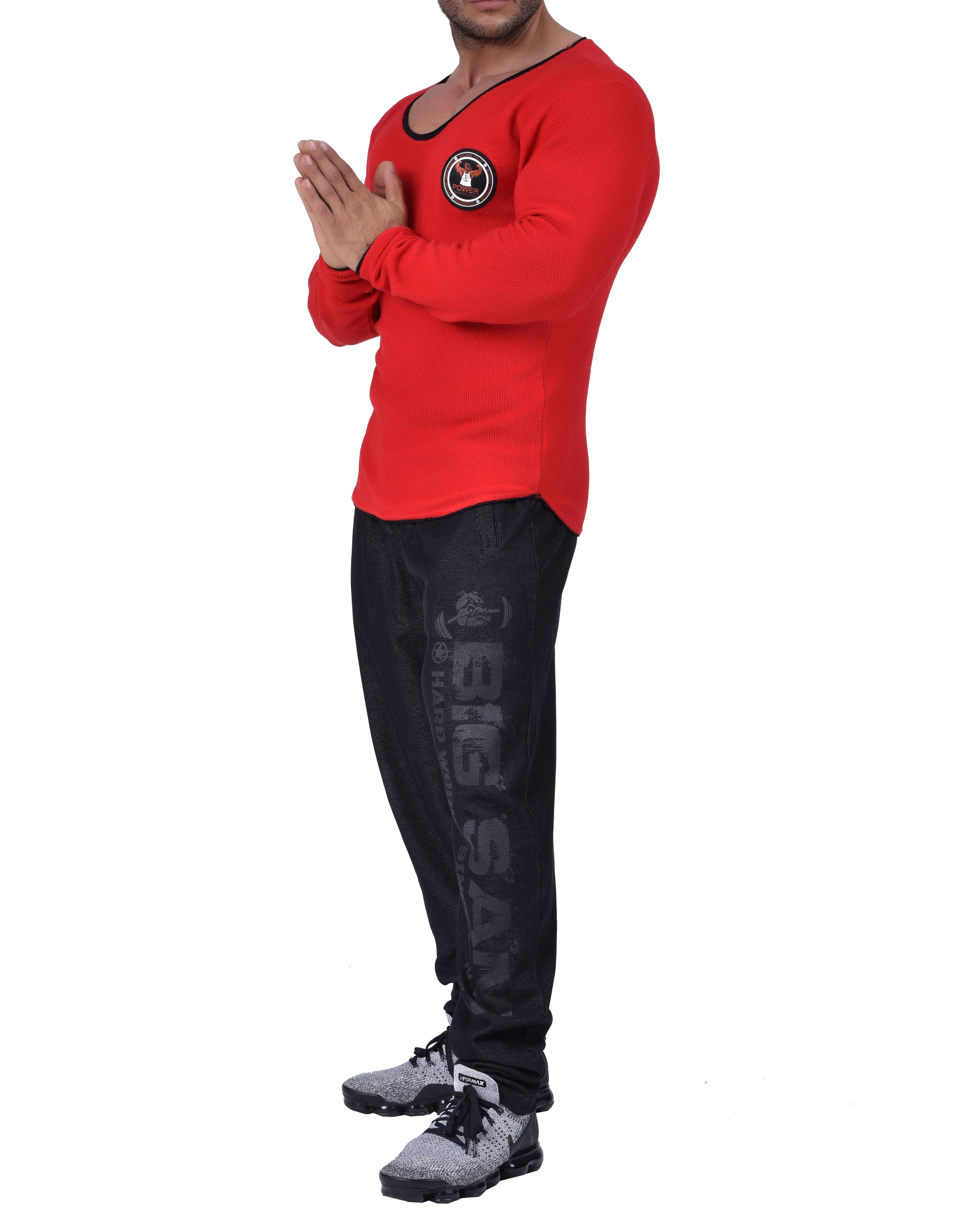 Slim Fit Spor Triko Sweatshirt Big Sam 4674