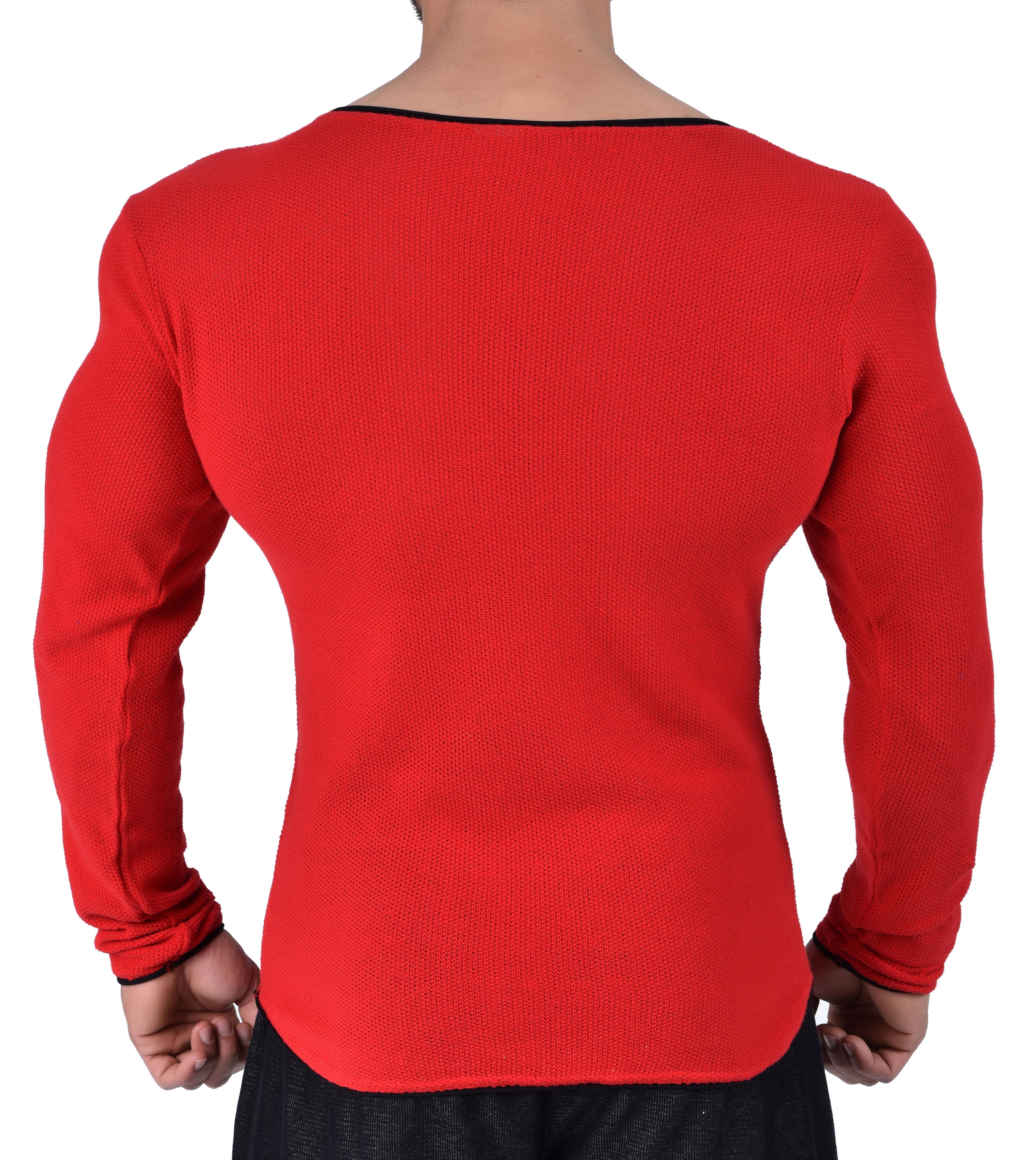 Slim Fit Spor Triko Sweatshirt Big Sam 4674