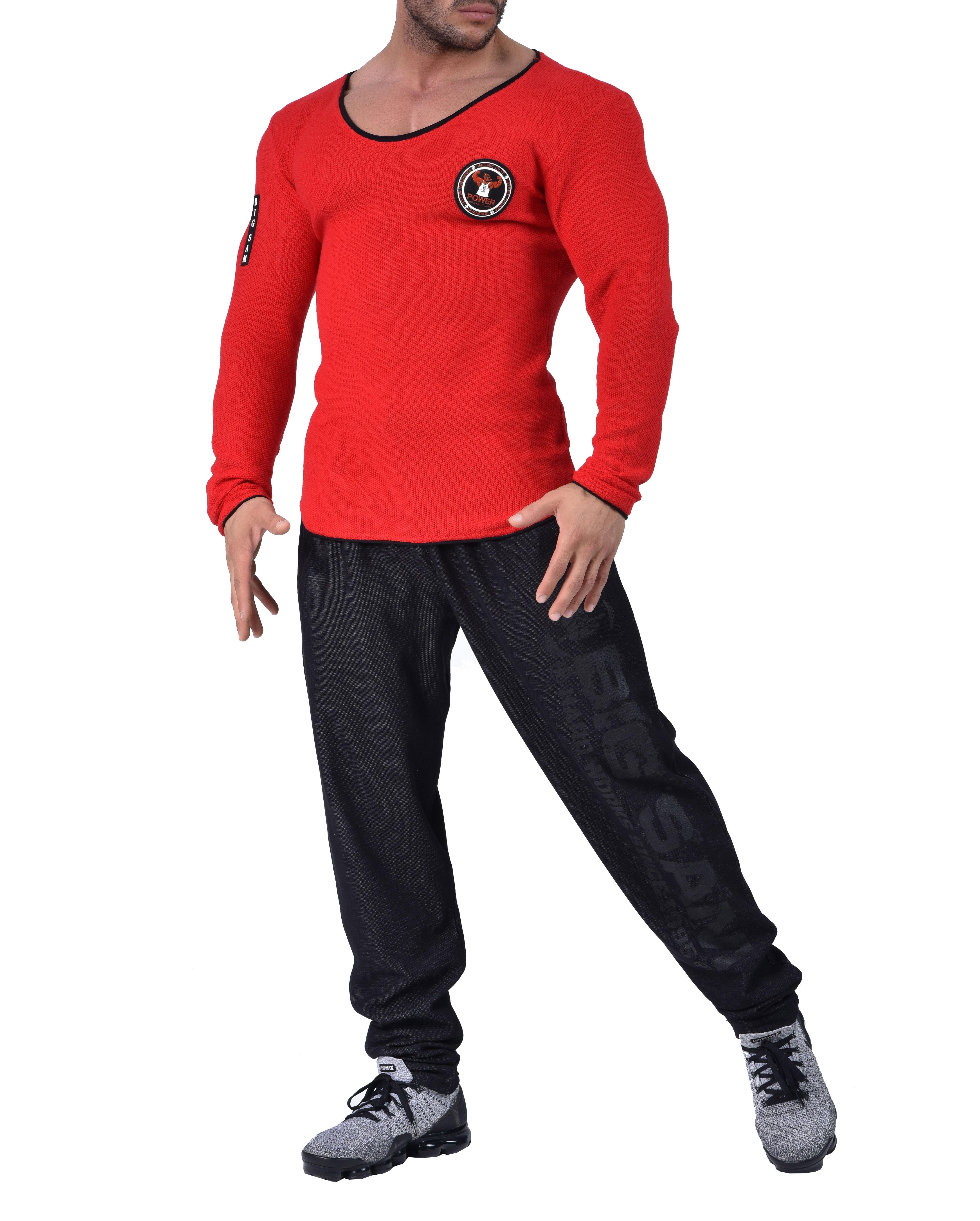 Slim Fit Spor Triko Sweatshirt Big Sam 4674