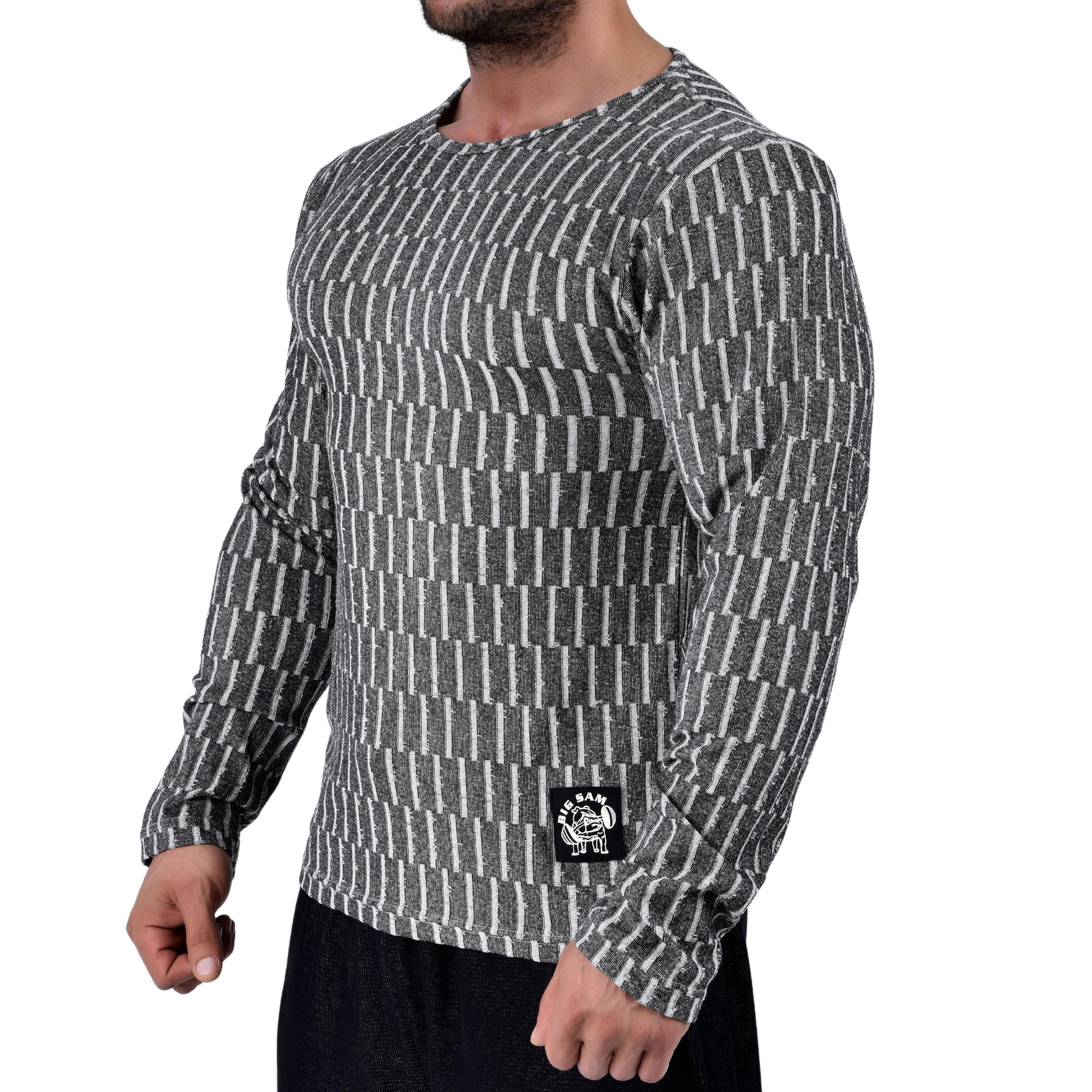 Slim Fit Sweatshirt Big Sam 4637