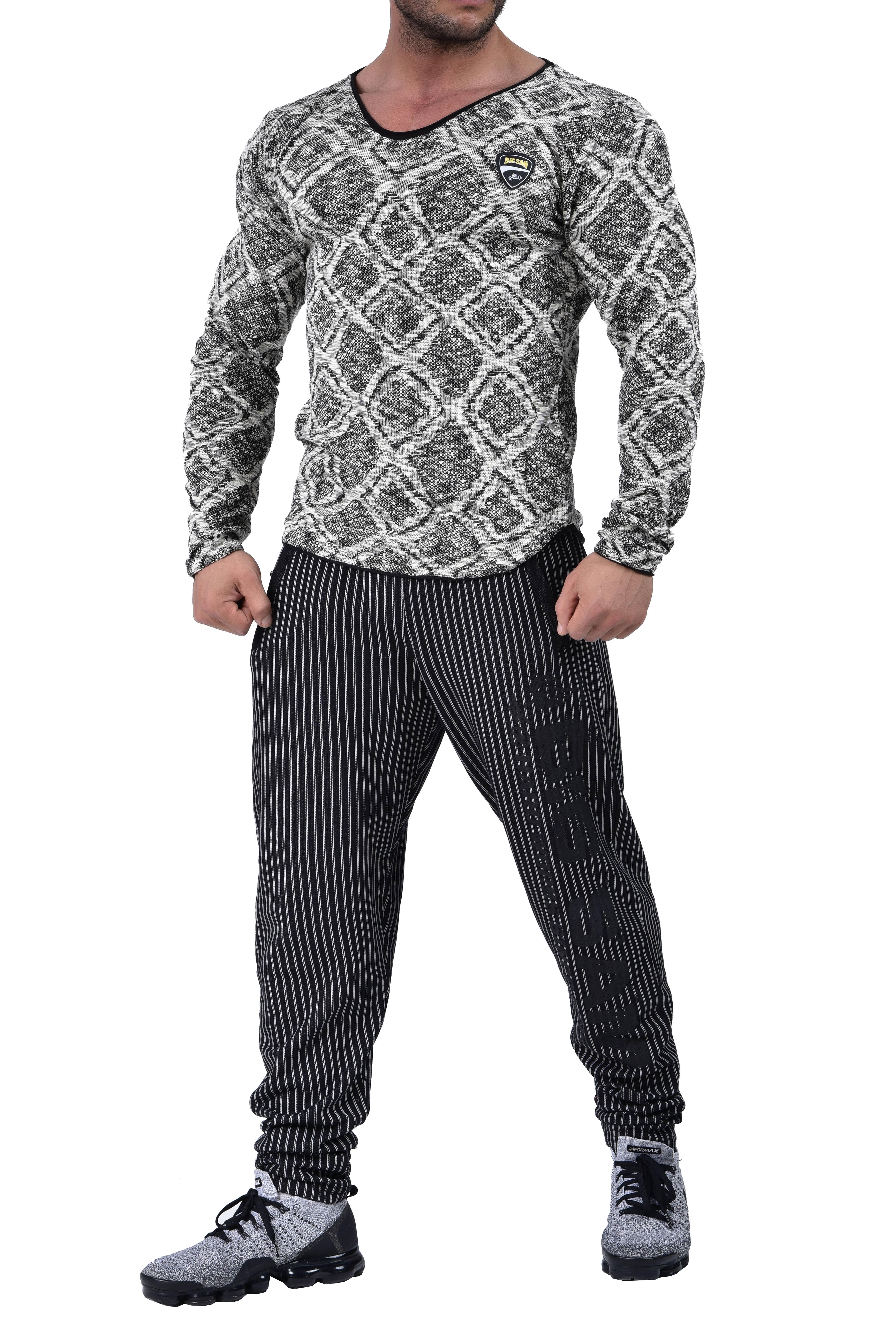 Slim Fit Triko Sweatshirt Big Sam 4651