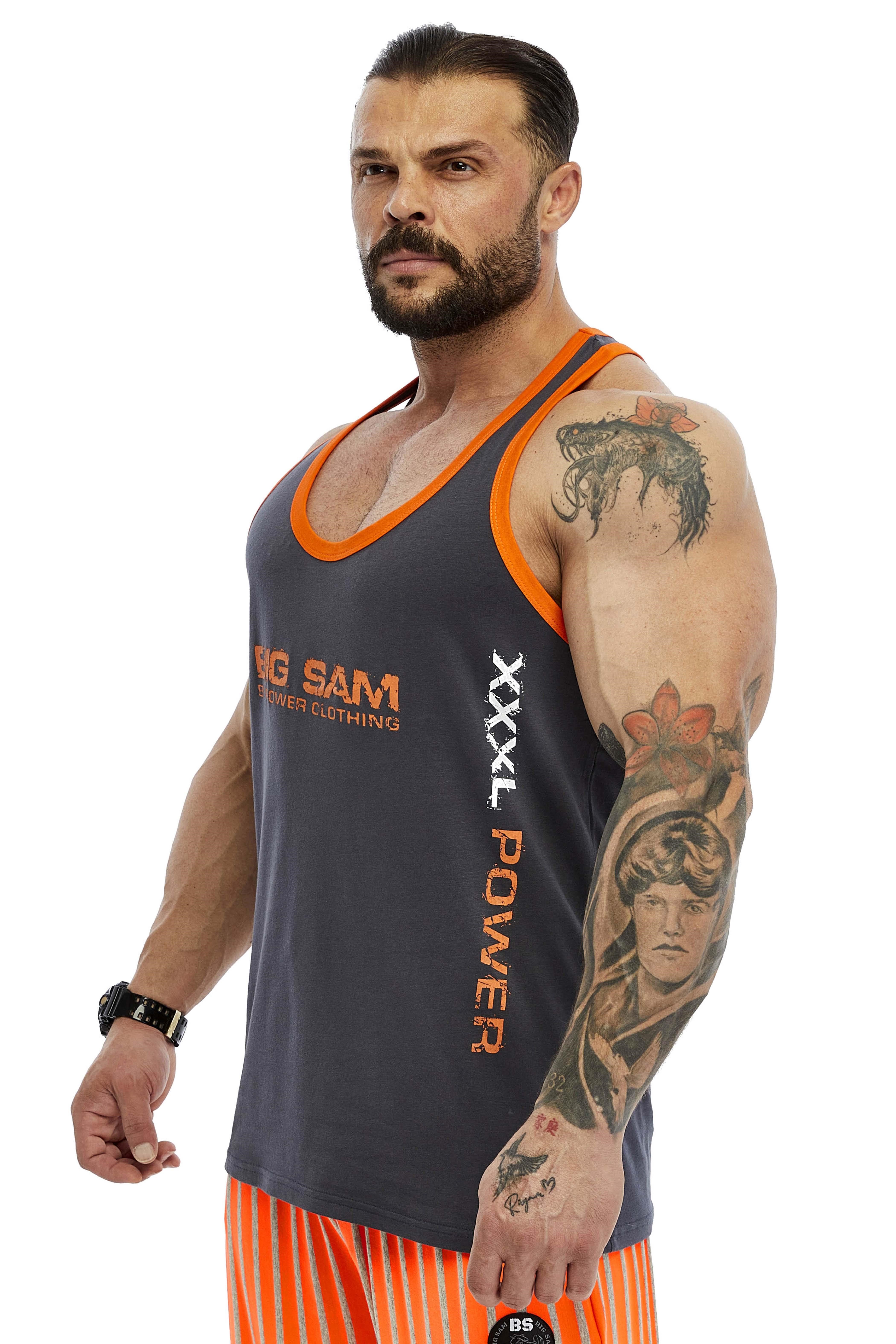 Spor Atlet Fitness Tank Top Big Sam 2069