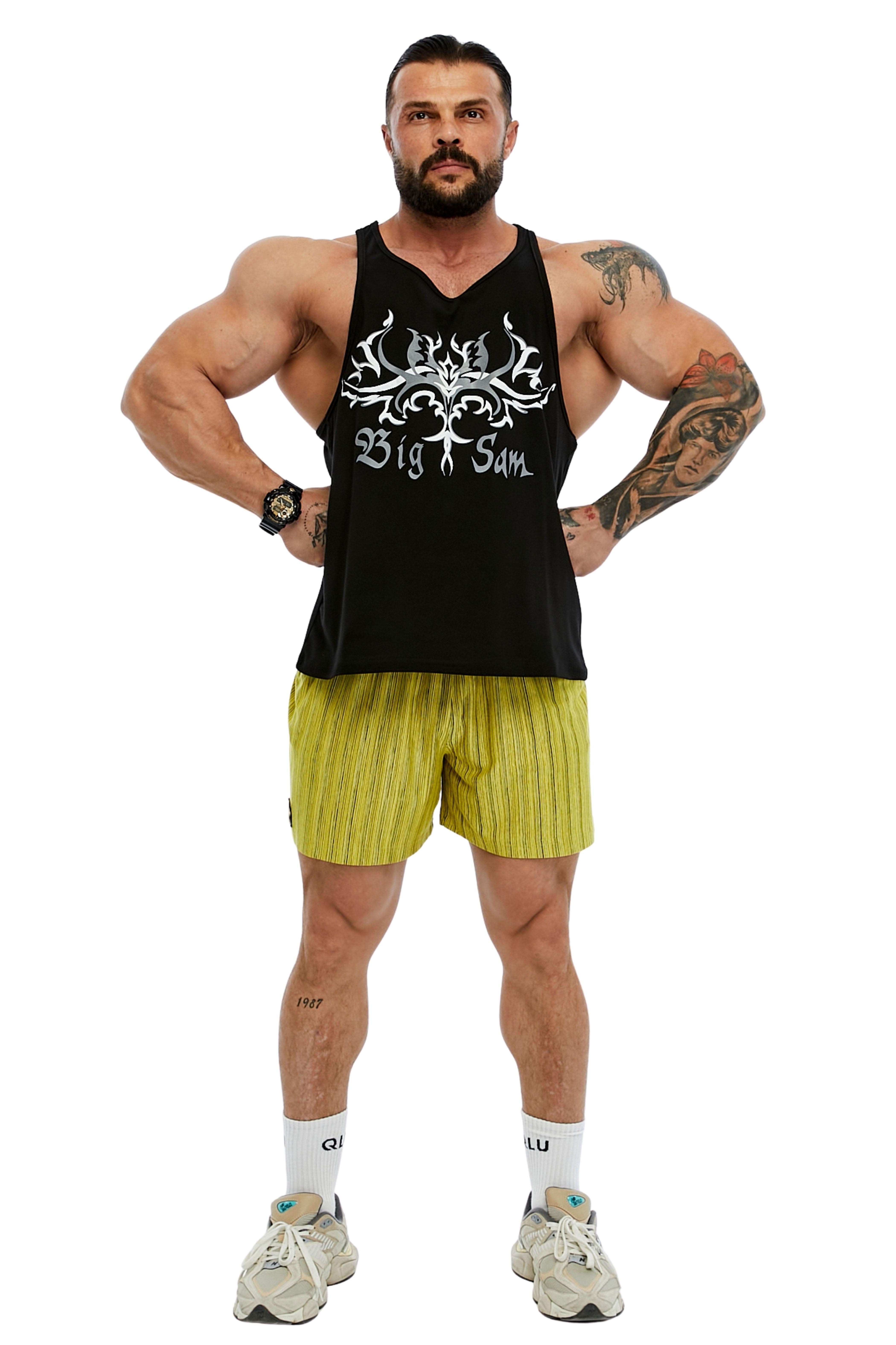 Spor Şort Sarı Big Sam 1492