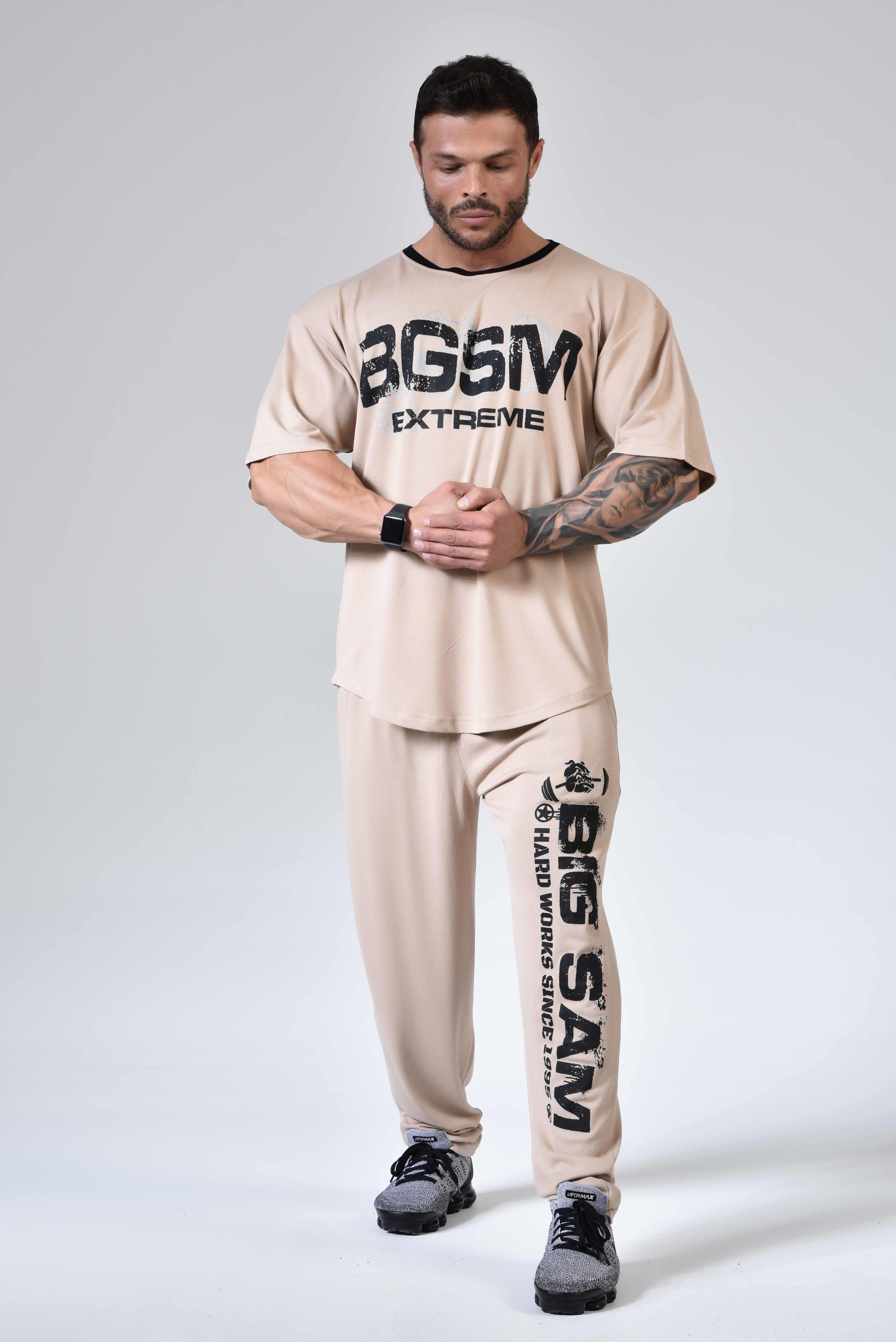 Spor T-shirt Oversize Gym Antrenman Üstü Big Sam 3311