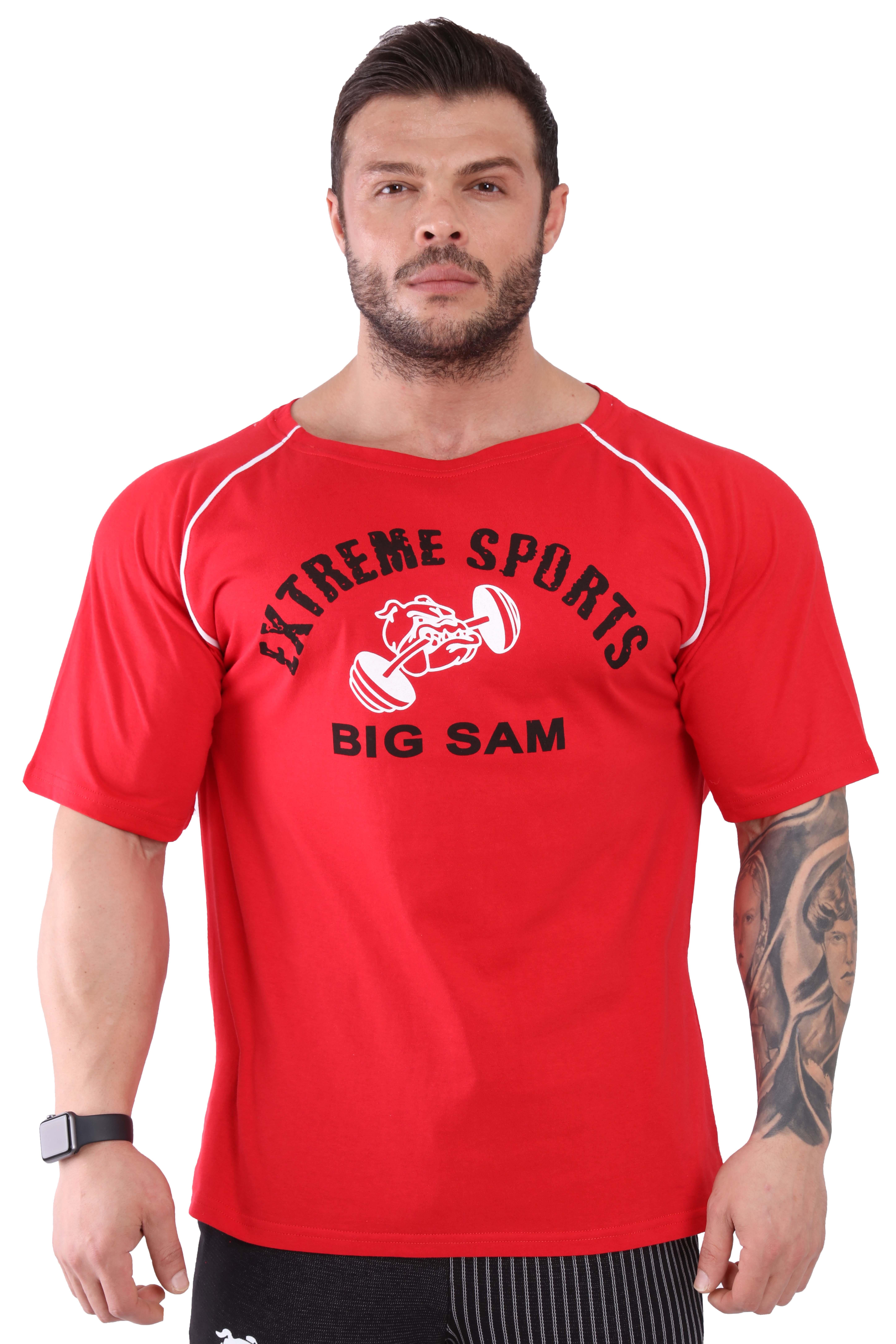 Spor T-shirt Reglan Antrenman Üstü Big Sam 3029