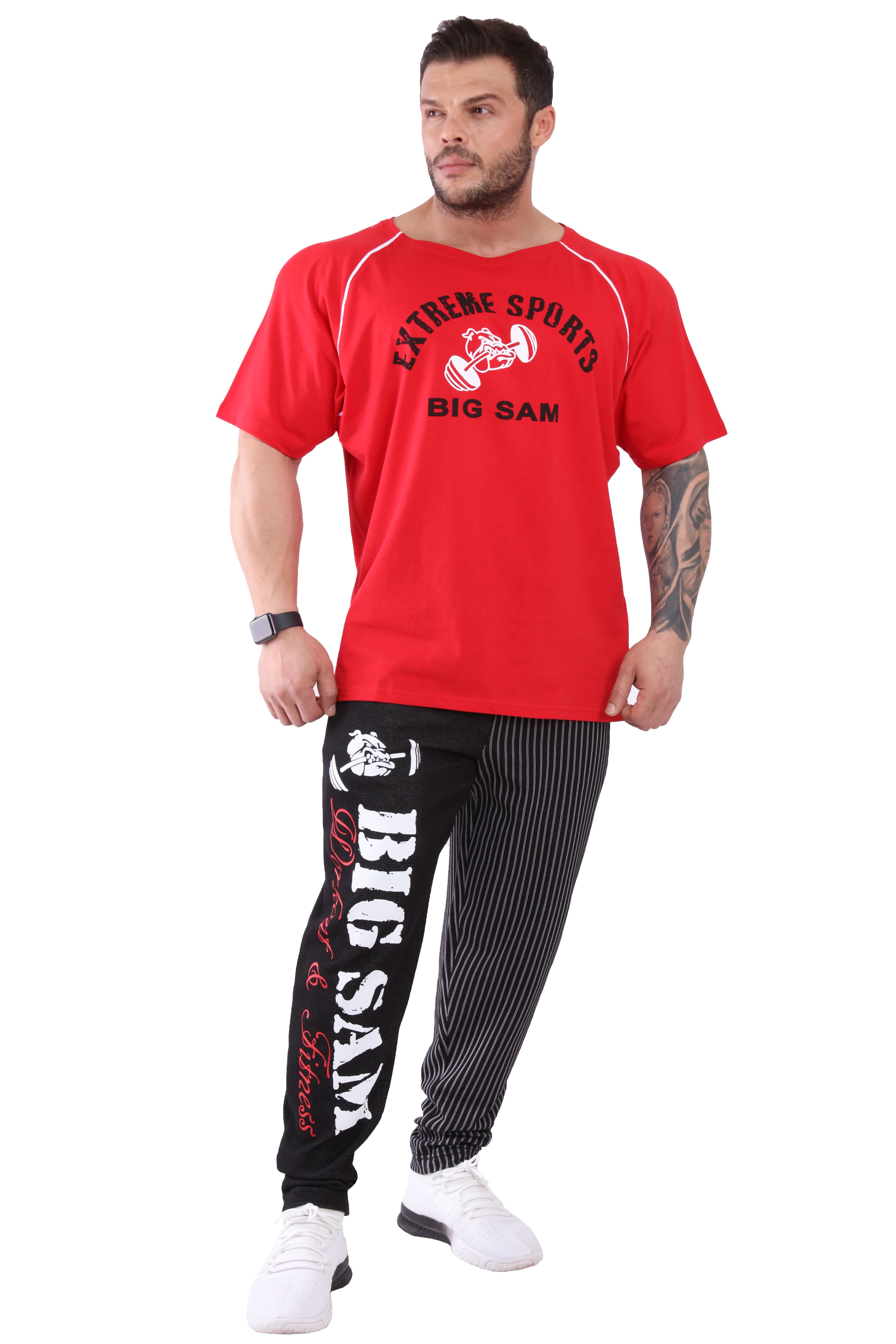 Spor T-shirt Reglan Antrenman Üstü Big Sam 3029