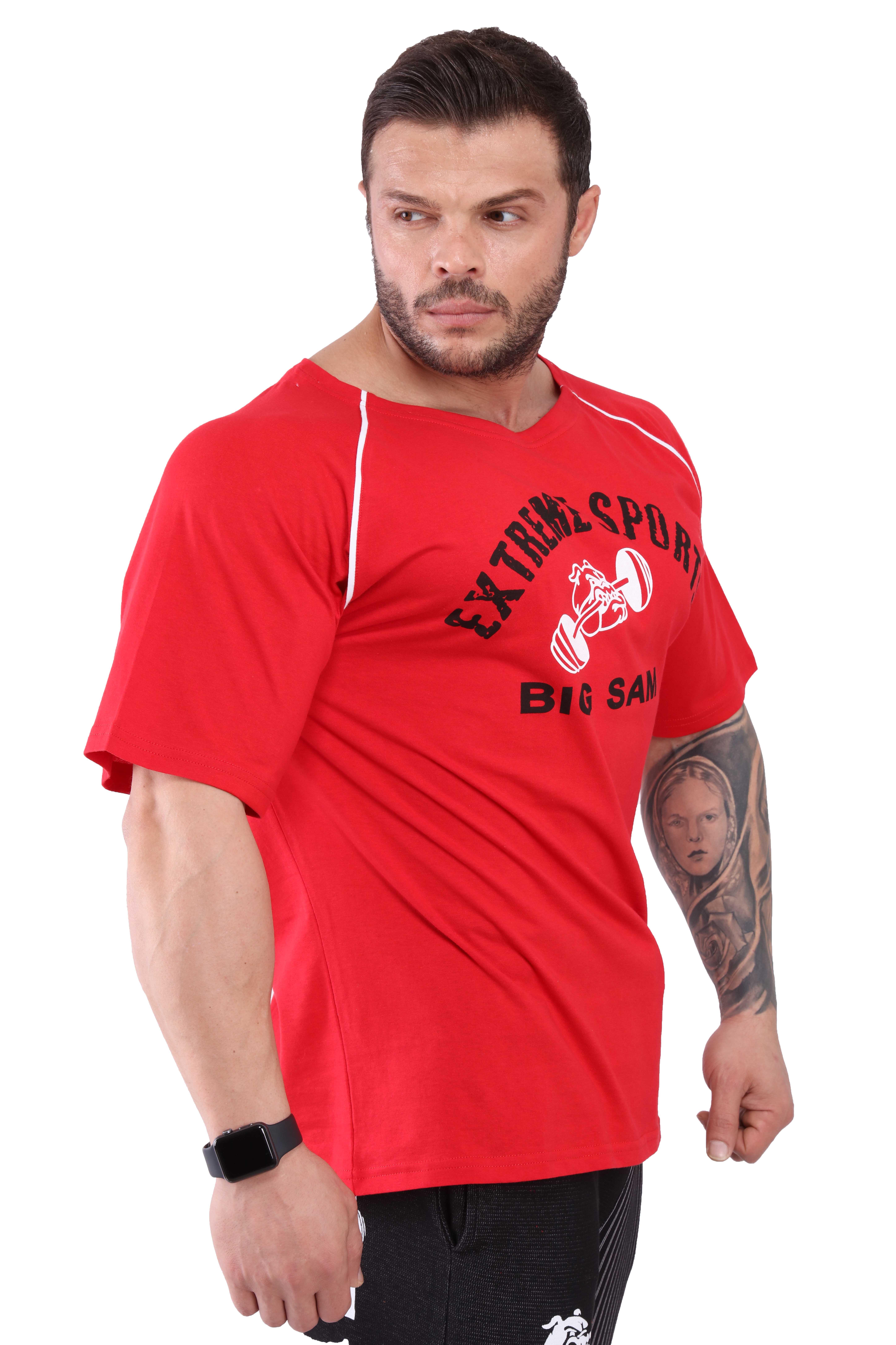 Spor T-shirt Reglan Antrenman Üstü Big Sam 3029