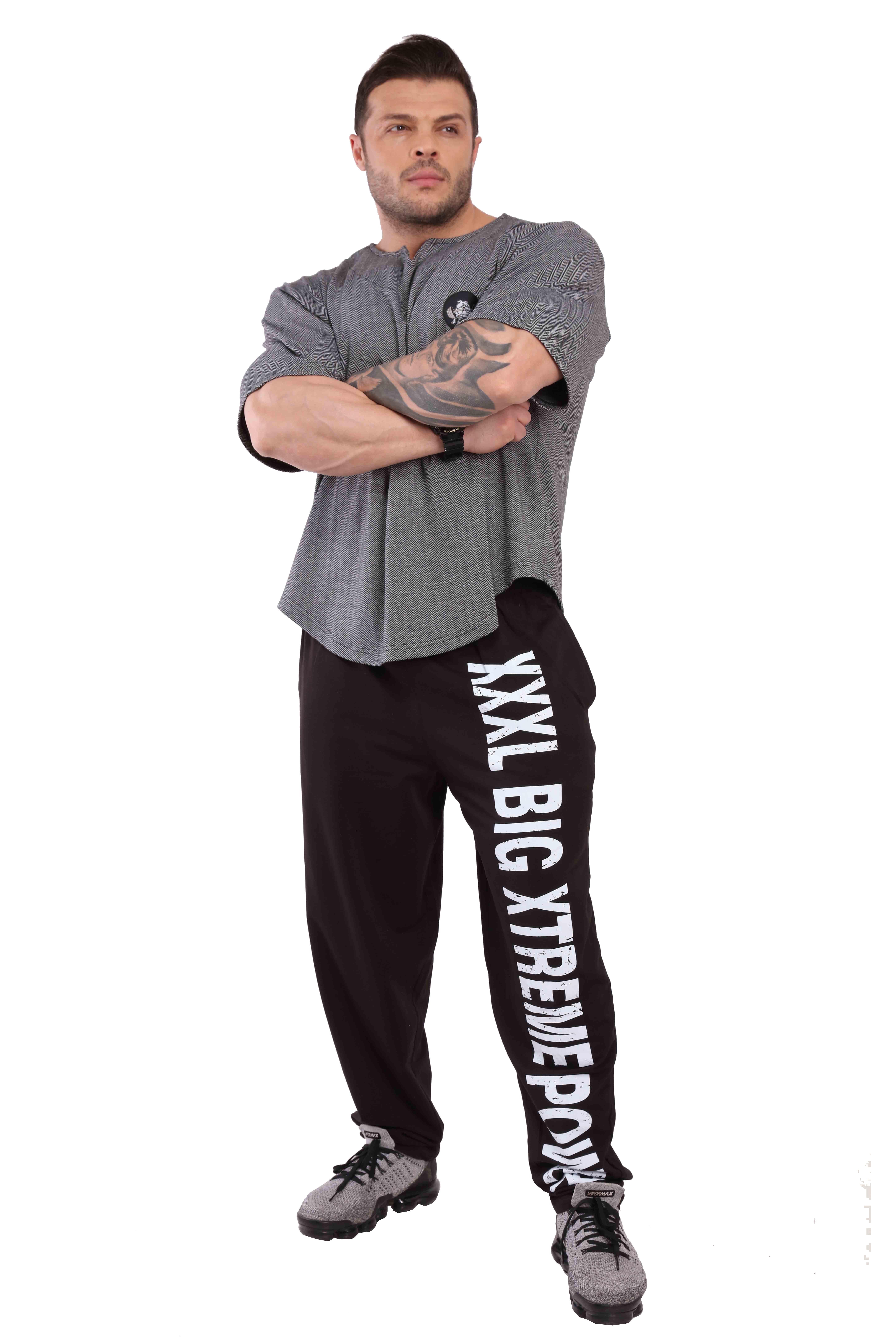 Vücut Geliştirme Rahat Kesim Antrenman T-shirt Big Sam 3236