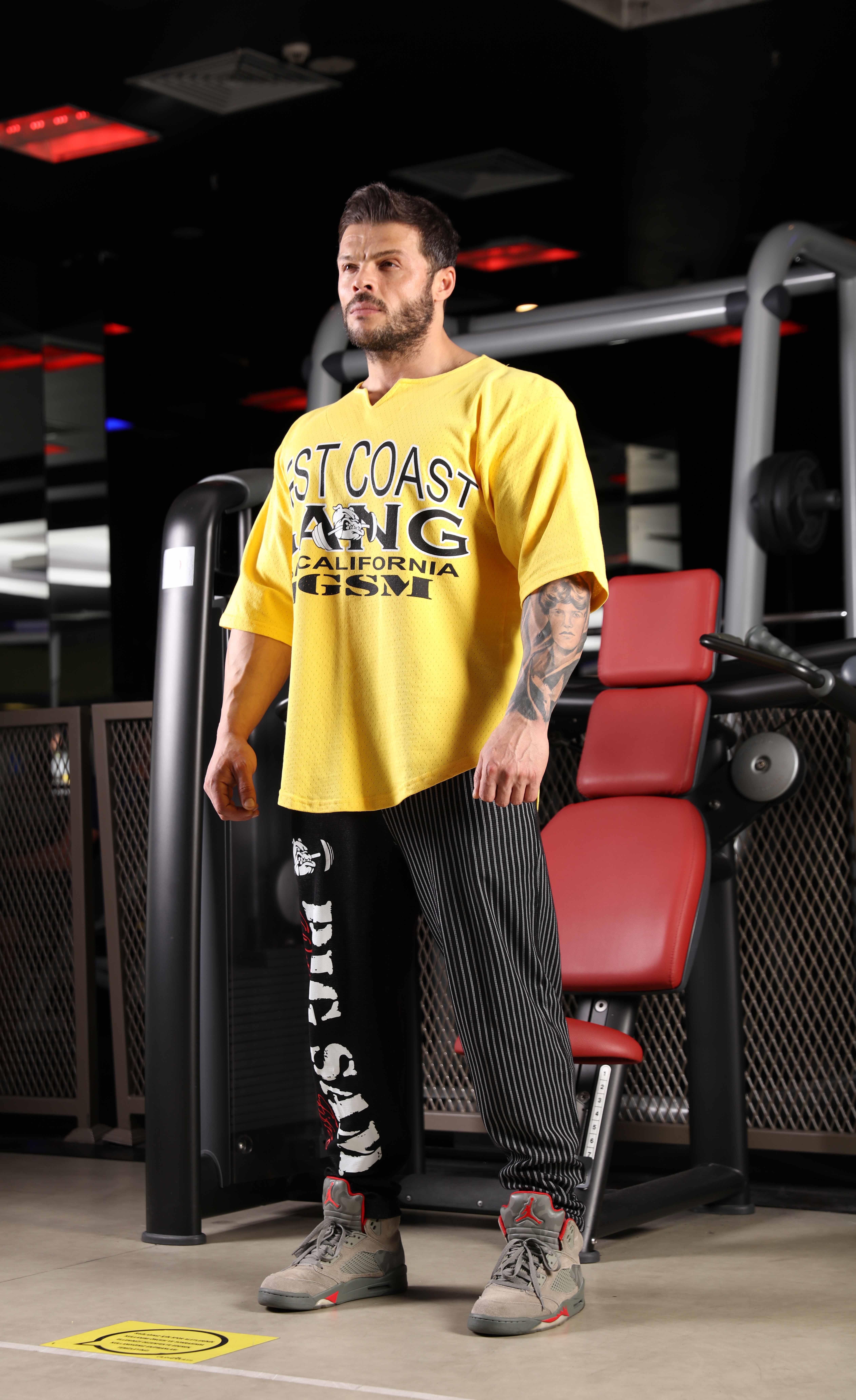 West Coast Bodybuilding Antrenman Tişörtü Big Sam 3285