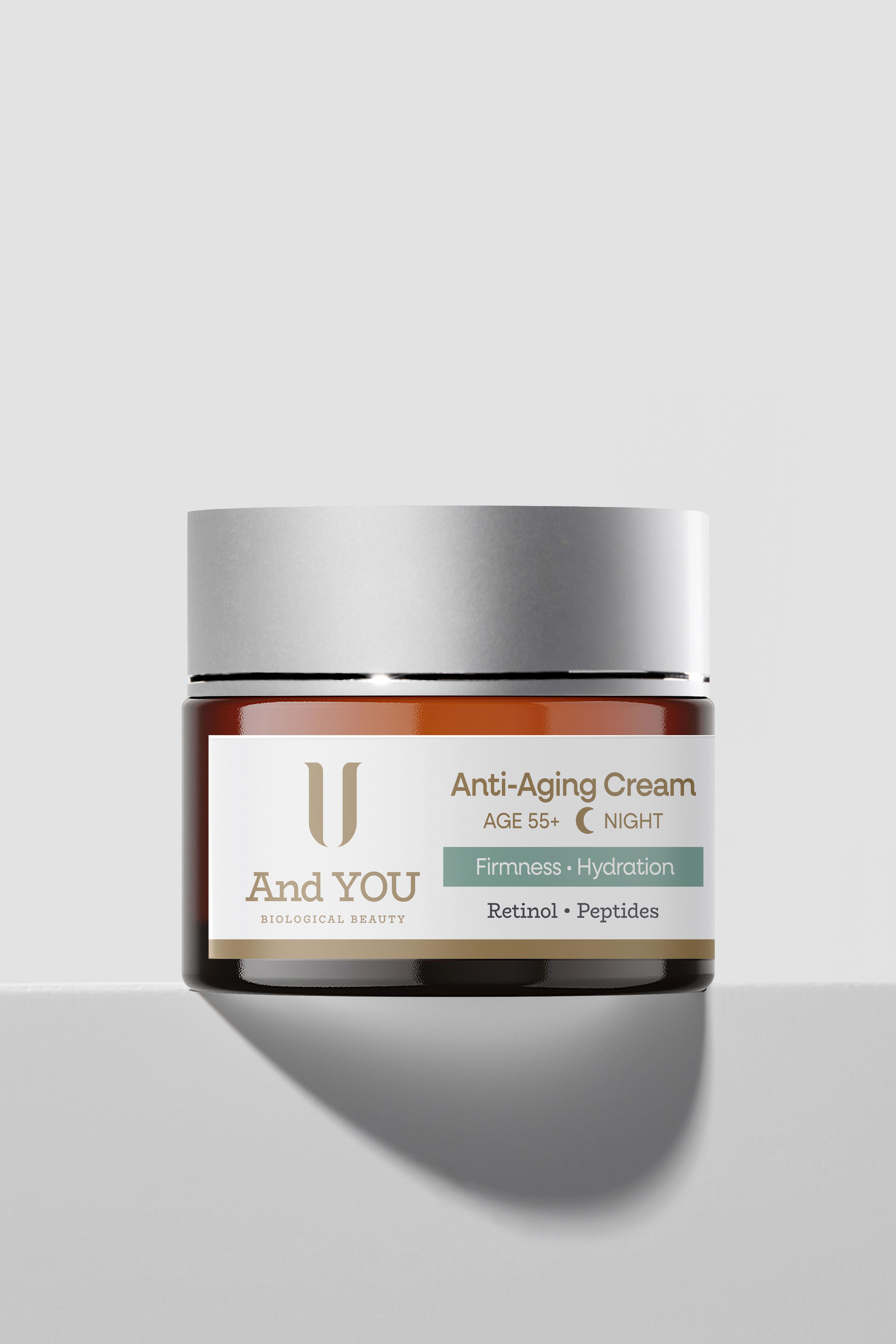 And You Anti - Aging Cream Night / Yaşlanma Karşıtı Krem Gece (55+ Yaş) 50 ml