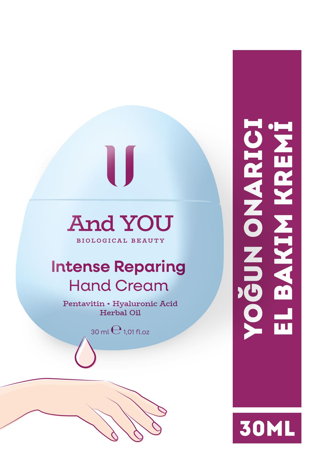 And You Intense Reparıng Hand Cream / Yoğun Onarıcı El Kremi 30 ml