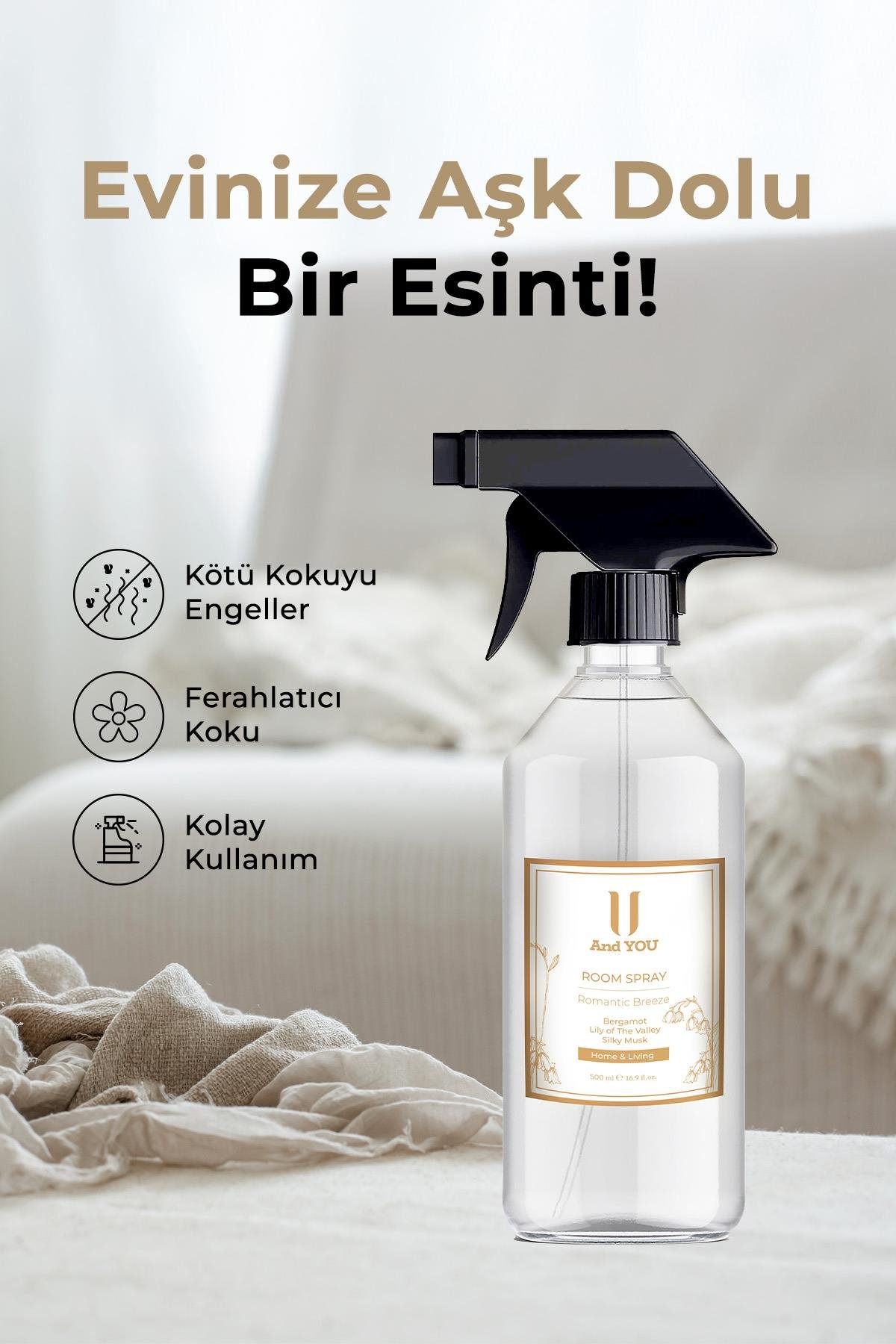 And You Room Sprey Romantic Breeze 500 ml