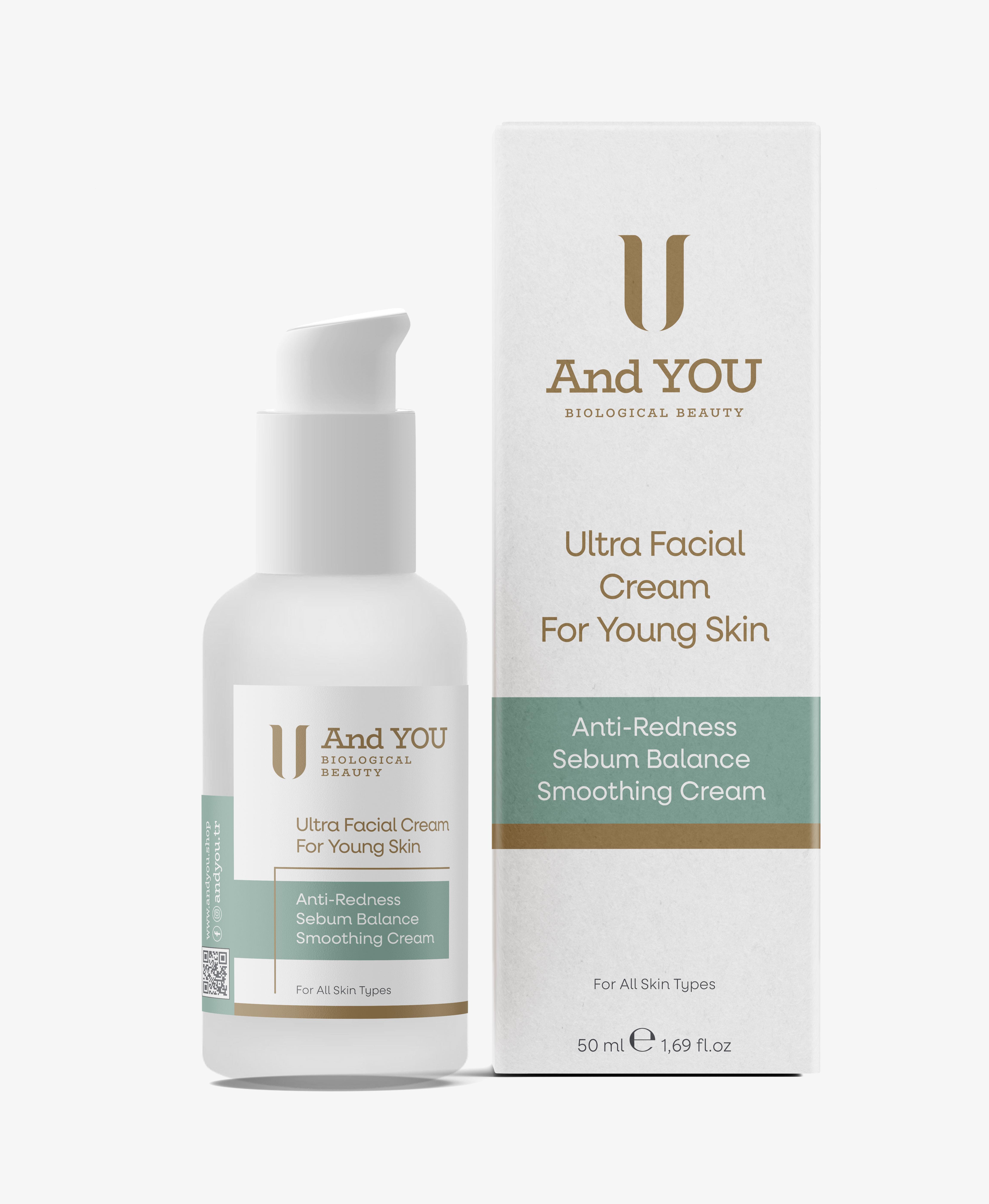 And You Ultra Facıal Cream For Young Skın / Genç Ciltler İçin Yüz 50 ml