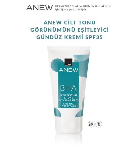 Avon Anew BHA Cilt Tonu Görünümünü Düzgünleştiren Krem Serum ve Ped Seti