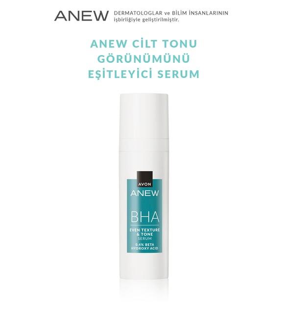 Avon Anew BHA Cilt Tonu Görünümünü Düzgünleştiren Krem Serum ve Ped Seti
