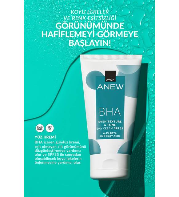 Avon Anew BHA Cilt Tonu Görünümünü Düzgünleştiren Krem Serum ve Ped Seti