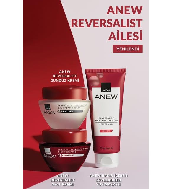Avon Anew Reversalist Plump & Smooth Üç Parça Yüz Bakım Seti