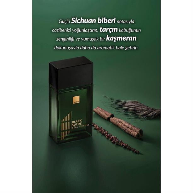Avon Black Suede Real Intense Erkek Parfüm Edt 100ml