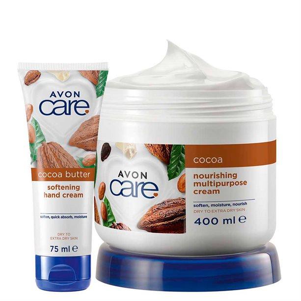 Avon Care Kakao Yağı İçeren 75ml + 400ml Bakım Seti