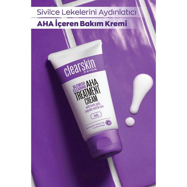 Avon Cleraskin Sivilce Lekelerini Aydınlatıcı Aha İçeren Bakım Kremi 50 Ml