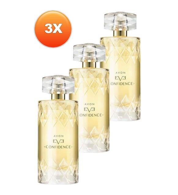 Avon Eve Confidence Kadın Parfüm Edp 100 ml. Üçlü Set