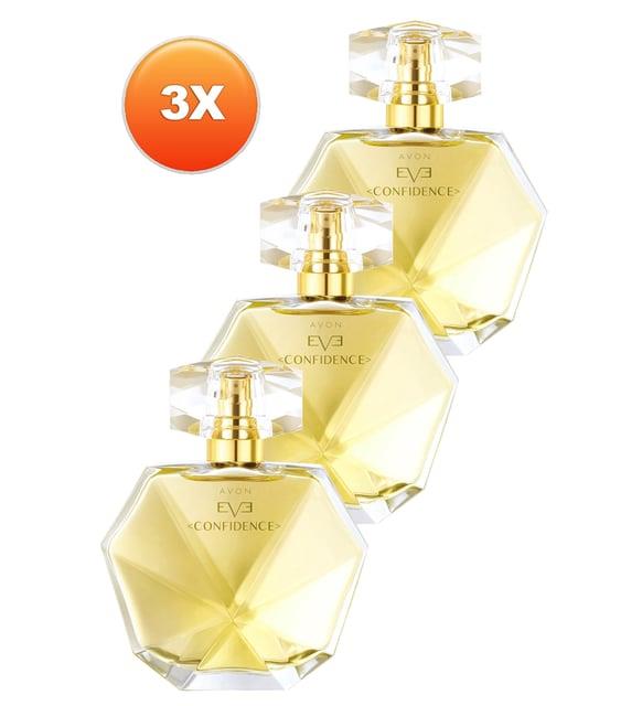 Avon Eve Confidence Kadın Parfüm Edp 50 ml. Üçlü Set