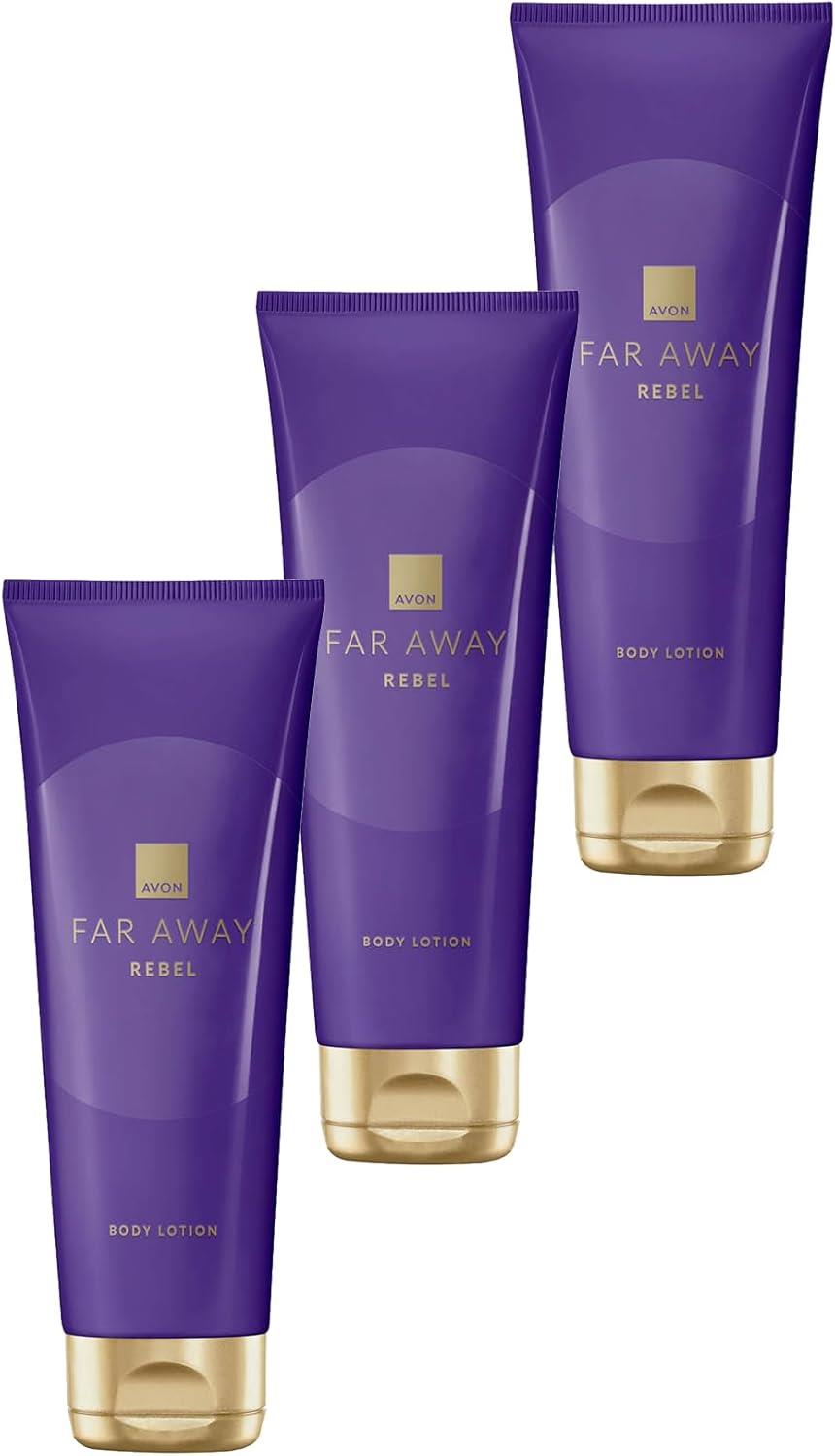 Avon Far Away Rebel Vücut Losyonu 125 ml 3 lü Set