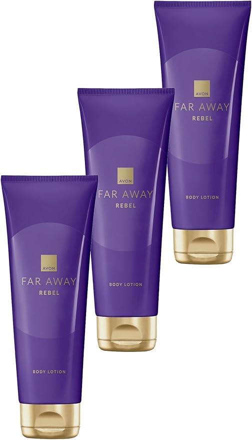 Avon Far Away Rebel Vücut Losyonu 125 ml 3 lü Set