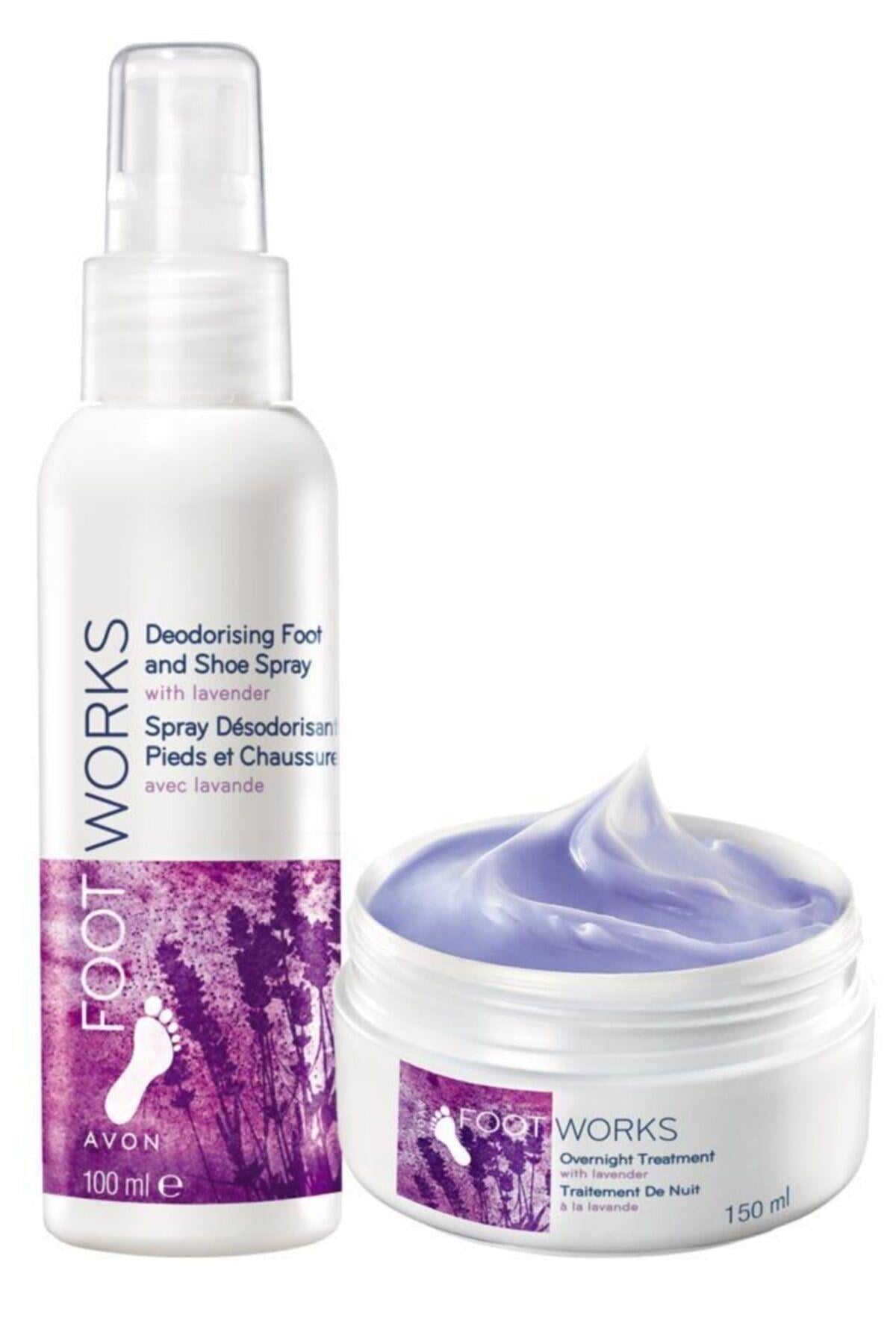Avon Lavanta Özlü Ayak Gece Kremi Ve Koku Önleyici Sprey Set