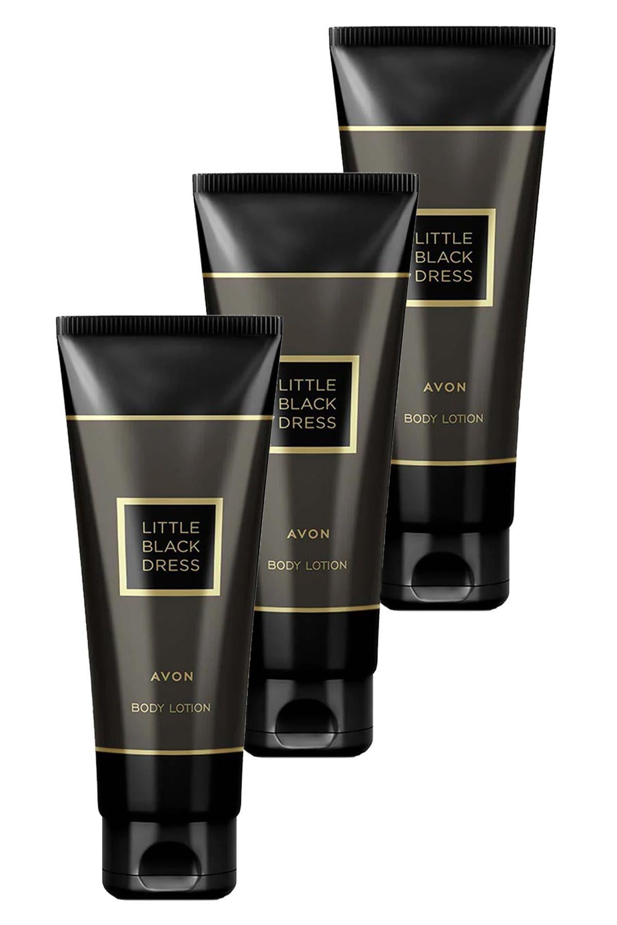 Avon Little Black Dress Kadın Vücut Losyonu 125 ml 3'lü Set