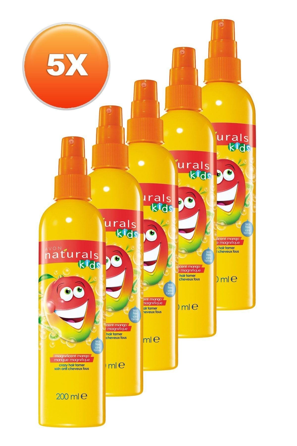 Avon Mango Kokulu Saç Açıcı Sprey 200ml 5'li Set