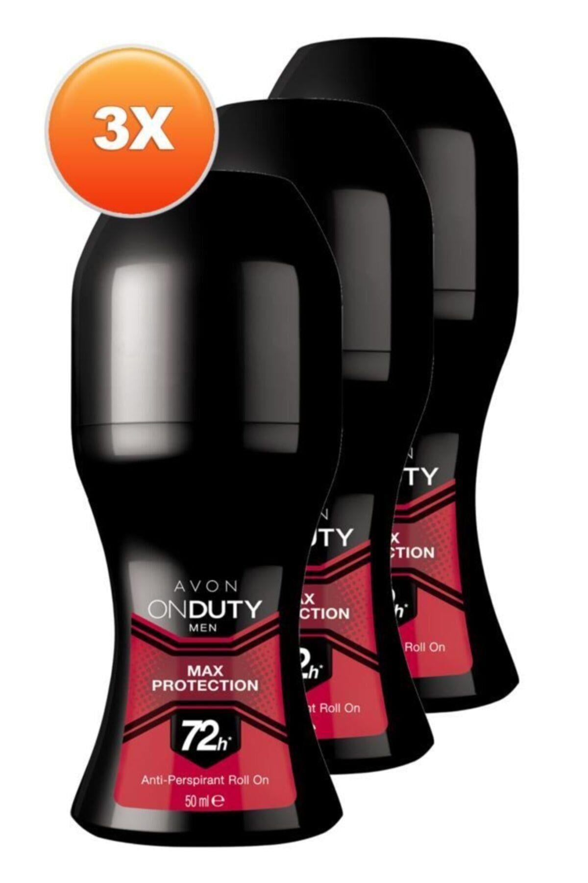 Avon Onduty Max Protection Erkek Rollon 50 Ml. Üçlü Set
