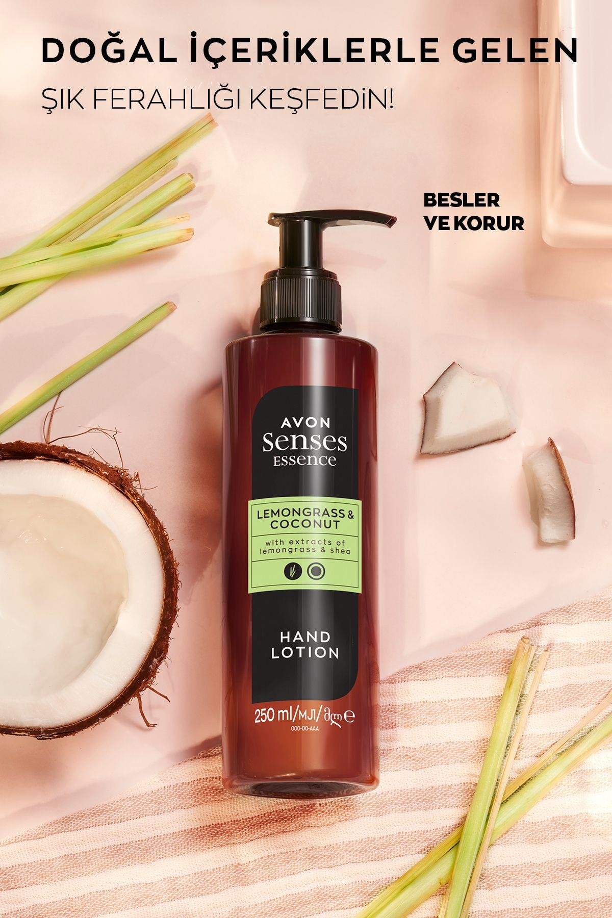 Avon Senses Essence Lemongrass Coconut Limon Otu Ve Hindistan Cevizi El Losyonu 250 Ml