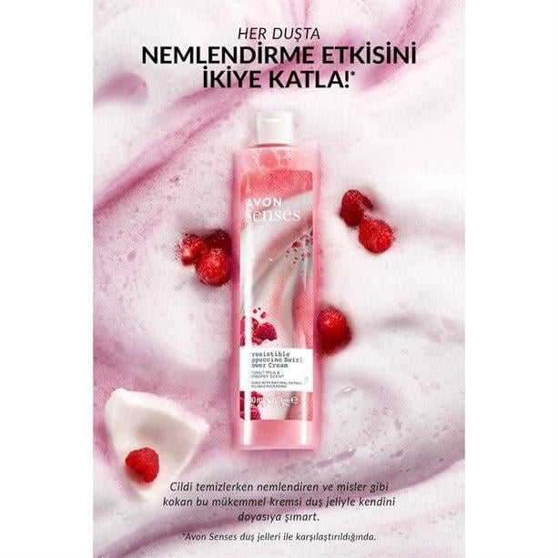 Avon Senses Irresistible Cappuccino Swirl Kremsi Duş Jeli 500ml