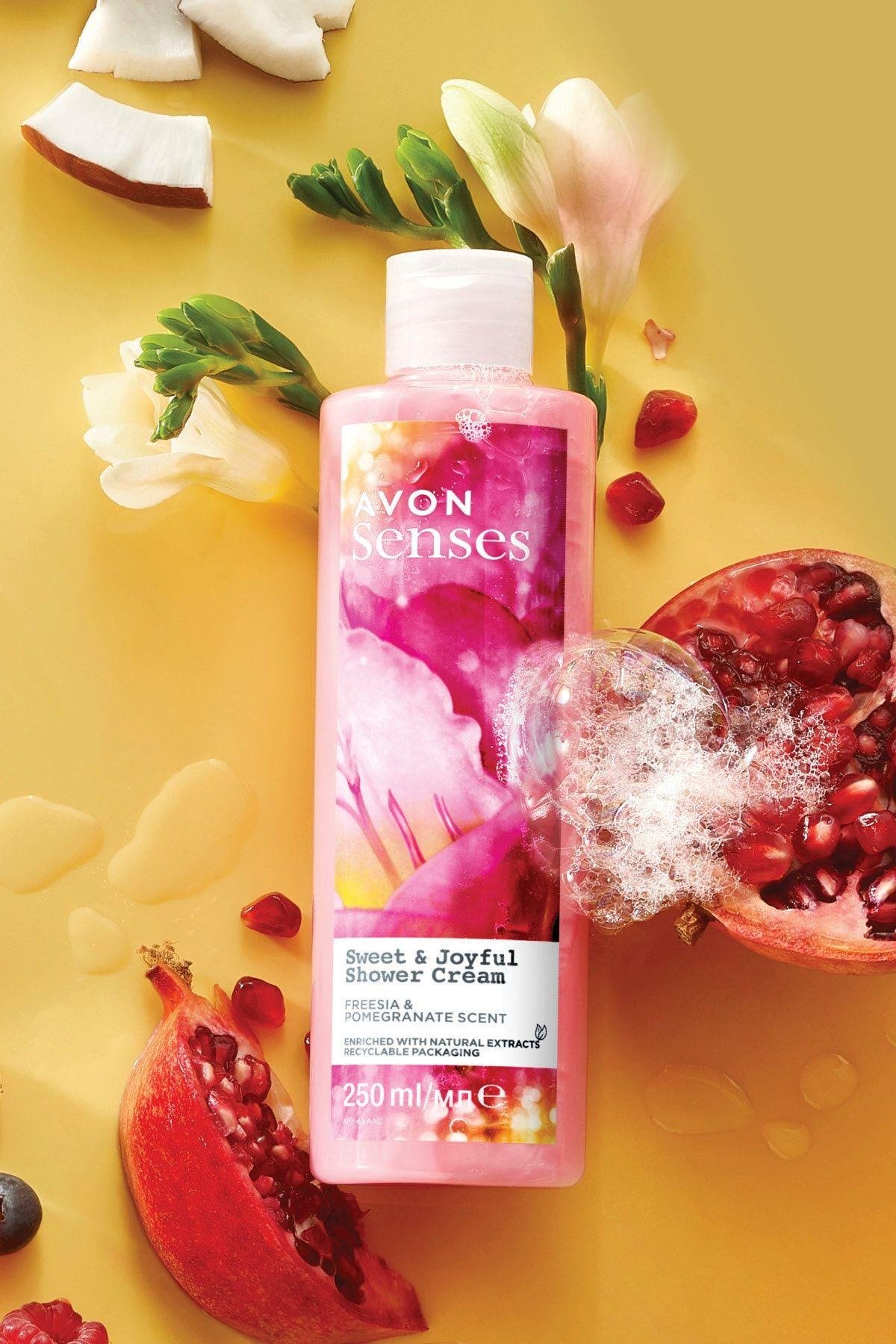Avon Senses Sweat & Joyful Kremsi Duş Jeli 250ml
