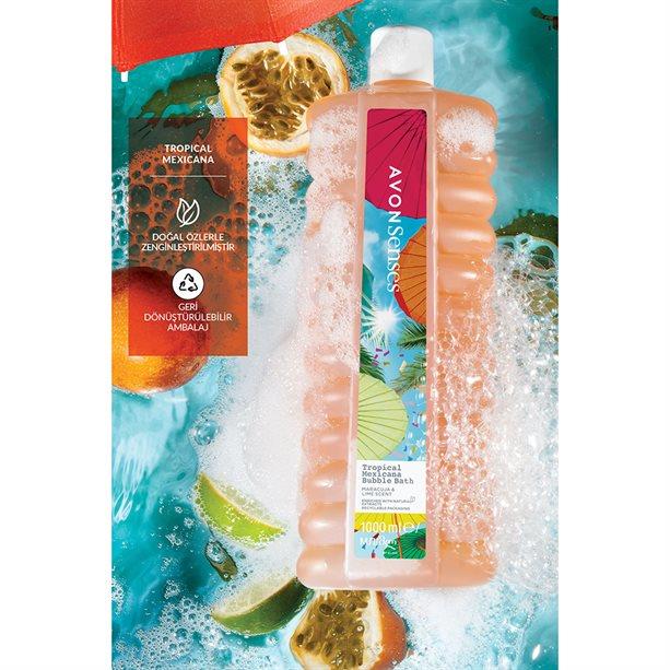 Avon Tropical Mexicana Çarkıfelek ve Limon Kokulu Banyo Köpüğü 1 Lt