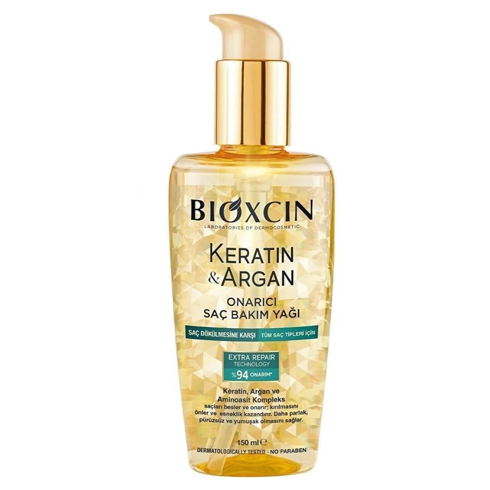 Bioxcin Keratin Argan Besleyici Onarıcı Saç Bakım Yağı 150 ml