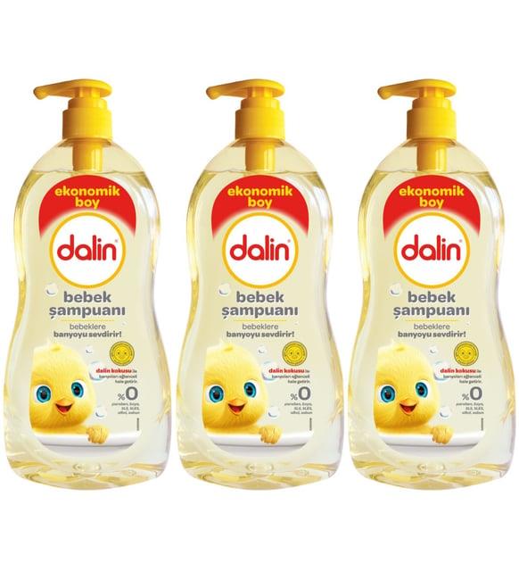 Dalin Bebek Şampuanı 900ML Klasik Pompalı. Üçlü Set