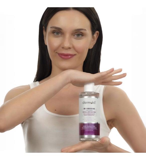 Dermokil Cilt Tonu Eşitleyici Hyaluron Micellar Makyaj Temizleme Suyu 400 ml