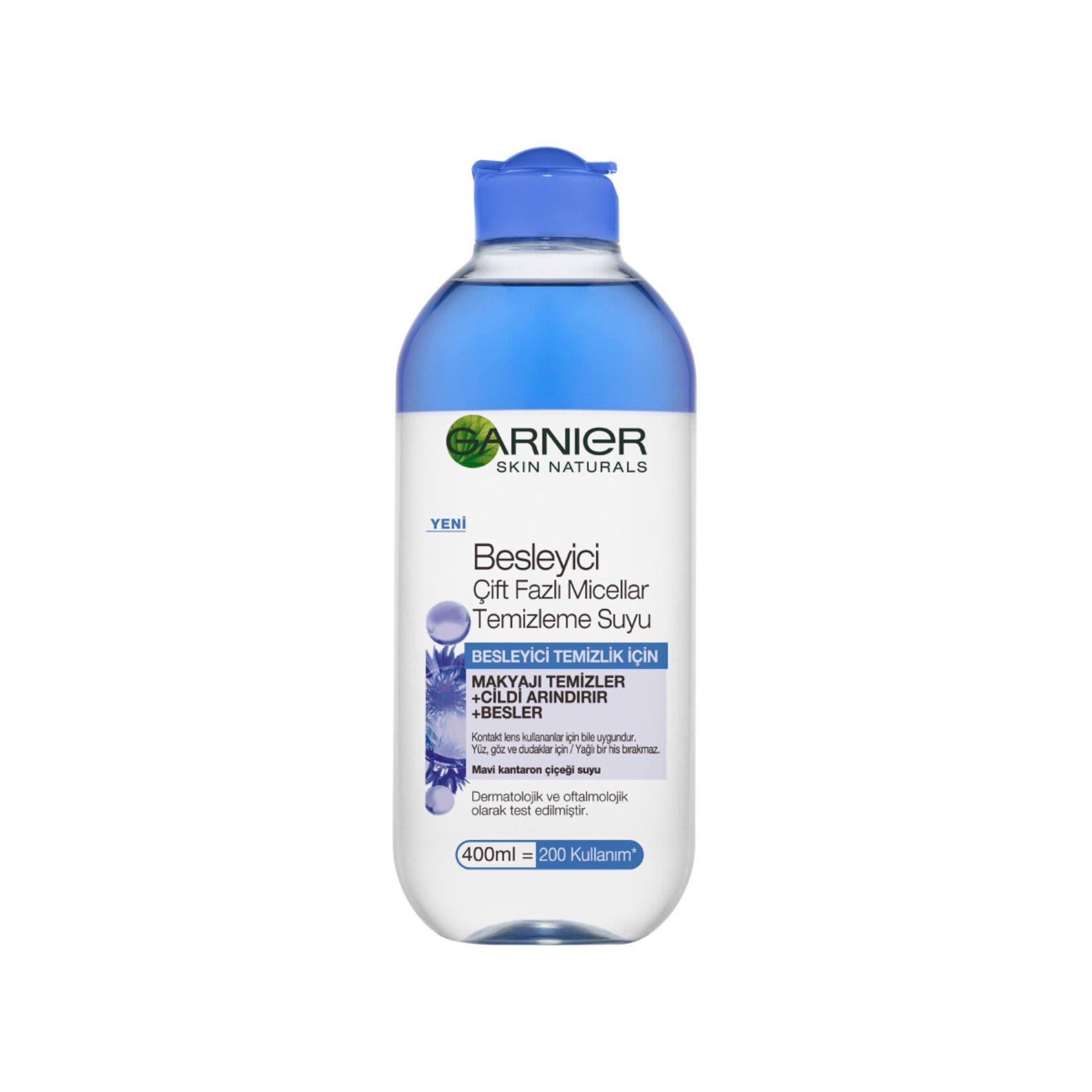 Garnier Besleyici Çift Fazlı Micellar Makyaj Temizleme Suyu 400 ml