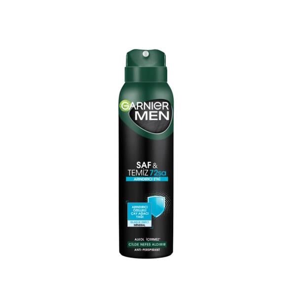 Garnier Men Saf & Temiz Sprey Deodorant 150 ml