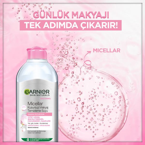 Garnier Micellar Kusursuz Makyaj Temizleme Suyu 400ml