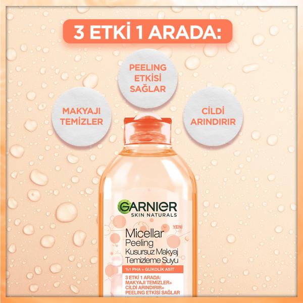 Garnier Micellar Peeling Kusursuz Makyaj Temizleme Suyu 400ml