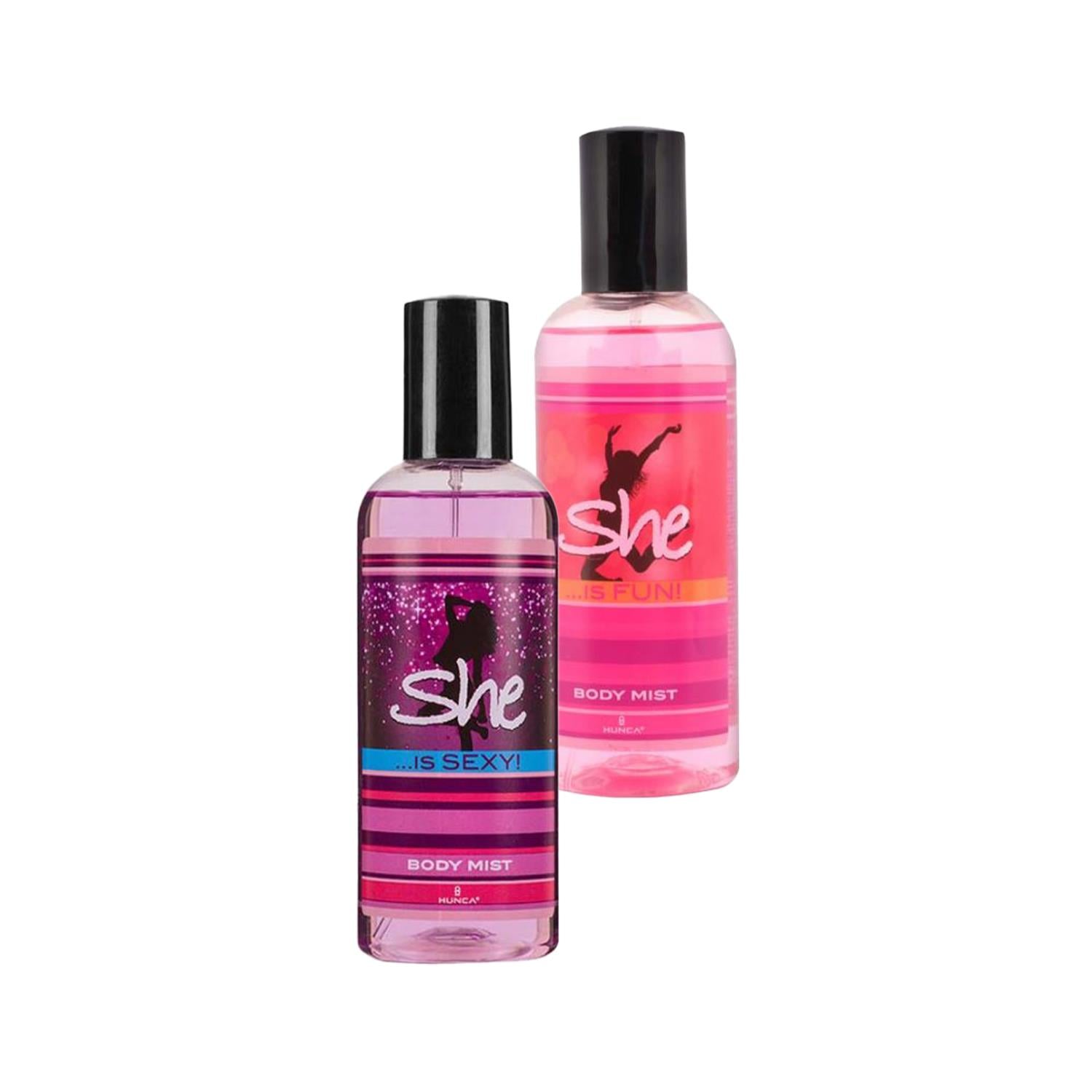 Hunca She Body Mist Is Sexy Is Fun 2 li Set Kadın