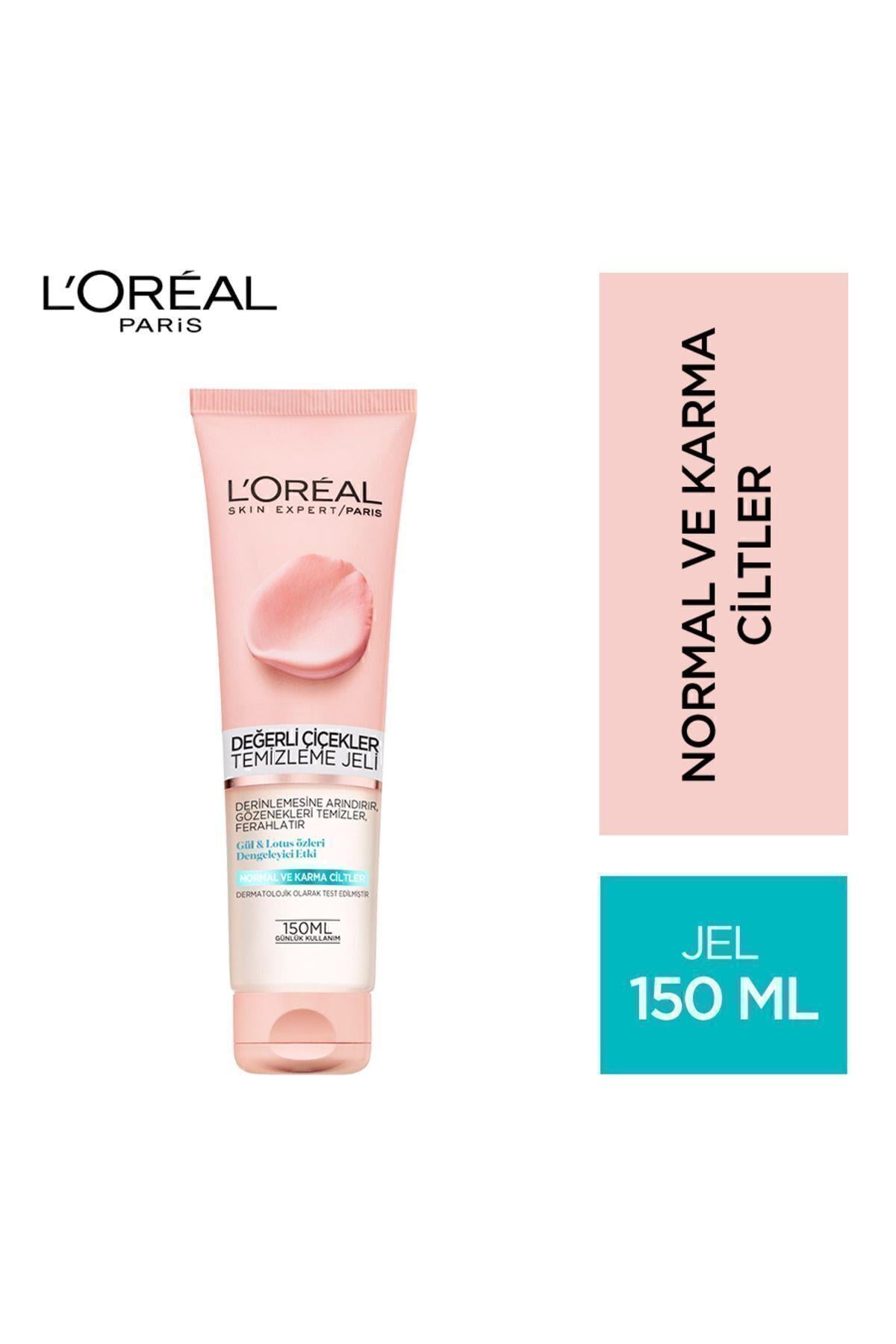 L'oréal Paris Değerli Çiçekler Temizleme Jeli Normal Ve Karma Ciltler 150 ml