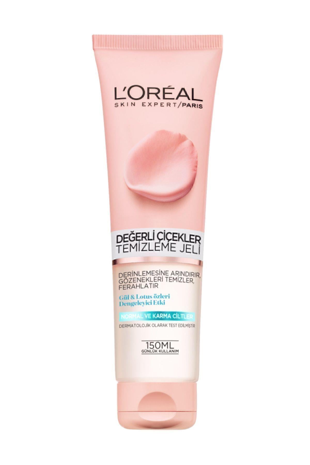 L'oréal Paris Değerli Çiçekler Temizleme Jeli Normal Ve Karma Ciltler 150 ml