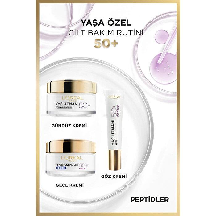 L'Oréal Paris Yaş Uzmanı 50+ Kırışıklık Karşıtı Yenileyici Gece Kremi